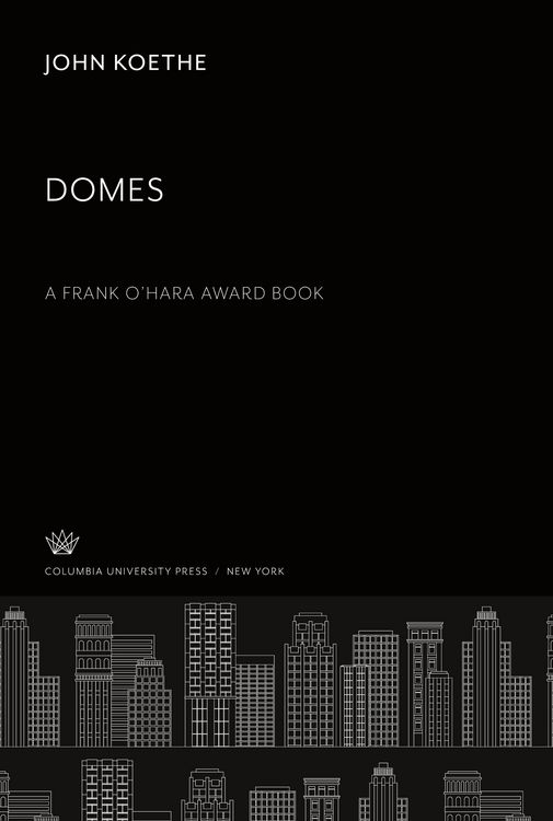 Produktbild: Domes a Frank O'Hara Award Book