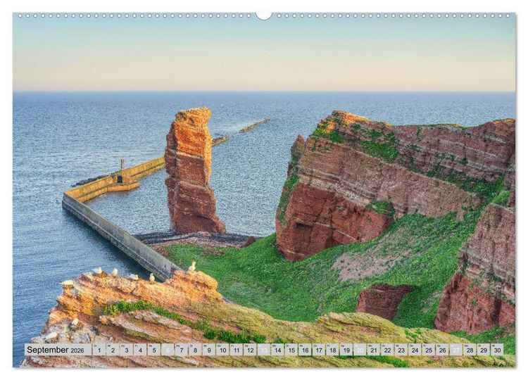 Produktbild: Wundersch&ouml;ne Nordsee - Faszinierende K&uuml;stenlandschaften (Wandkalender 2026 DIN A2 quer), CALVENDO Monatskalender
