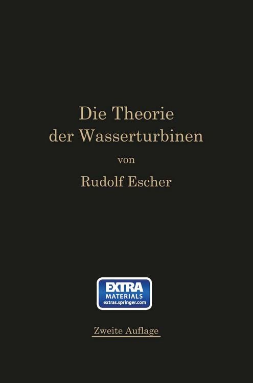 Produktbild: Die Theorie der Wasserturbinen