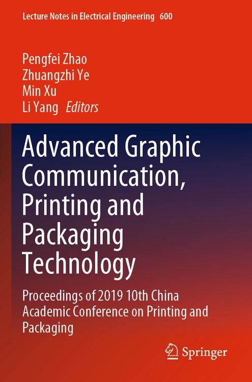 Produktbild: Advanced Graphic Communication, Printing and Packaging Technology