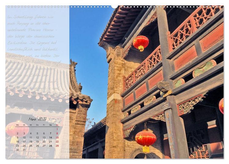 Produktbild: Geheimnisvolles China 2026 (hochwertiger Premium Wandkalender 2026 DIN A2 quer), Kunstdruck in Hochglanz