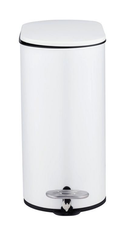 Produktbild: Kosmetikeimer Mod. Collungo, wei&szlig;, Stahl/Kunststoff, 5L, Easy-Close, mit herausnehmbarem
