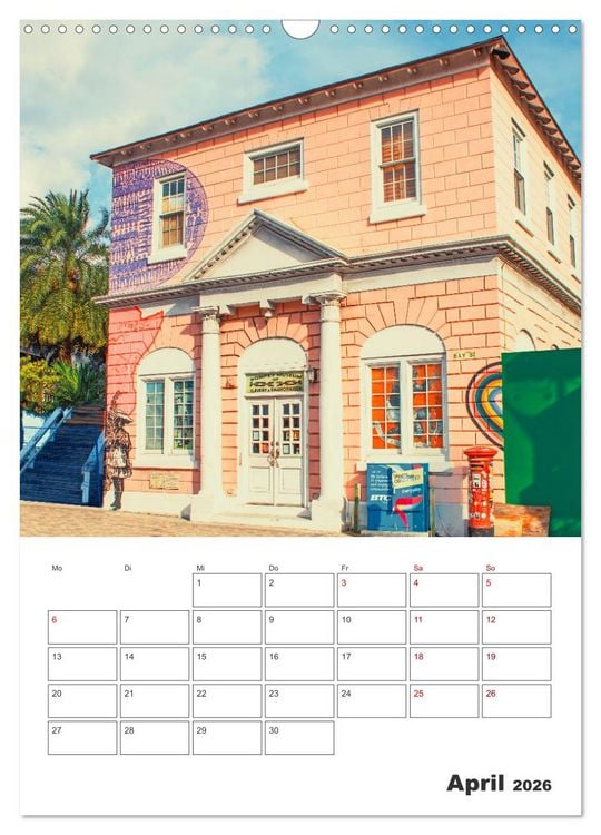 Produktbild: Nassau - Reiseplaner (Wandkalender 2026 DIN A3 hoch), CALVENDO Monatskalender