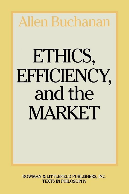 Produktbild: Ethics, Efficiency and the Market