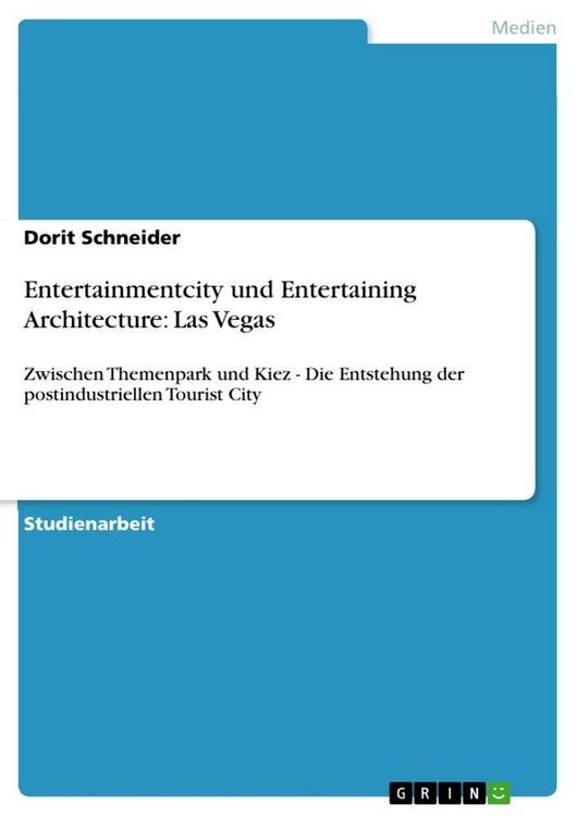 Produktbild: Entertainmentcity und Entertaining Architecture: Las Vegas