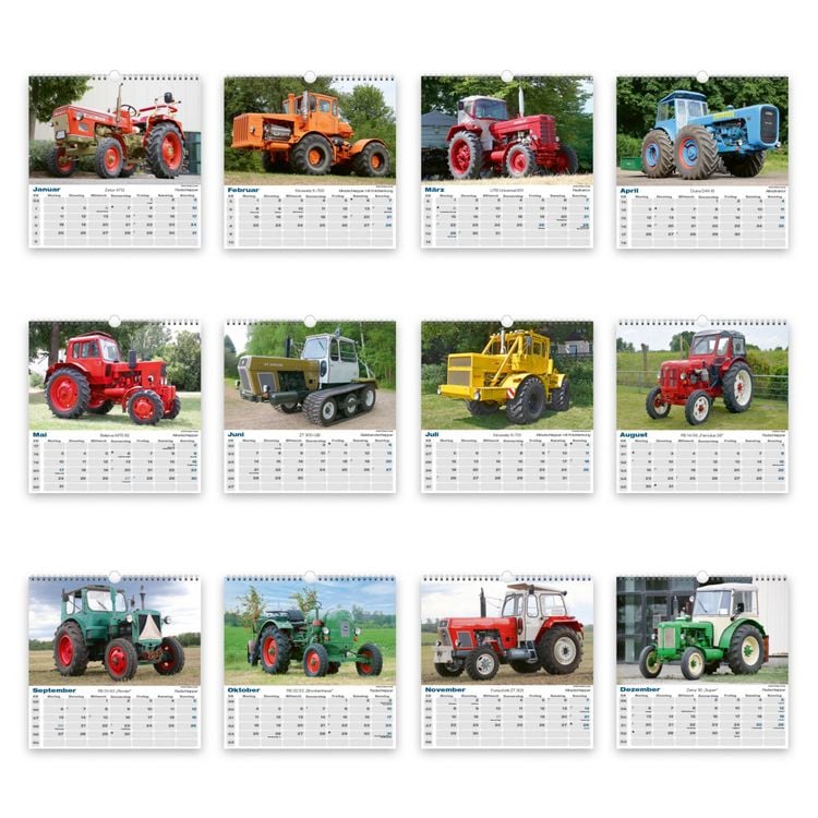 Produktbild: TR&Ouml;TSCH - Technikkalender DDR-Traktoren 2027