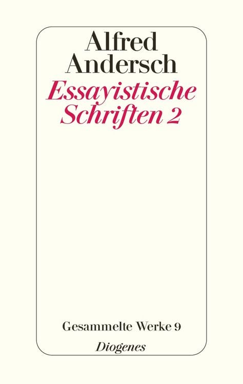 Produktbild: Essayistische Schriften 2