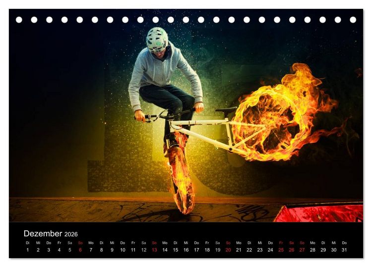 Produktbild: BMX My Life (Tischkalender 2026 DIN A5 quer), CALVENDO Monatskalender