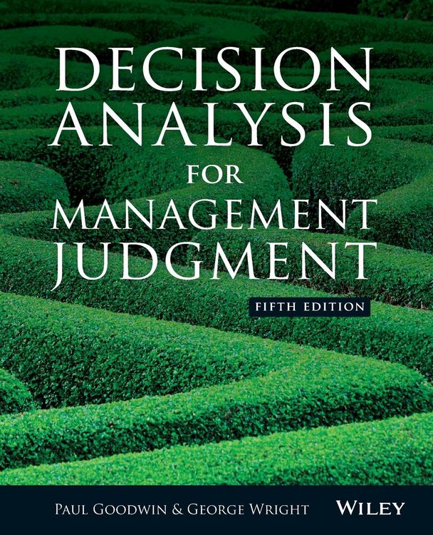 Produktbild: Decision Analysis for Management Judgment 5e