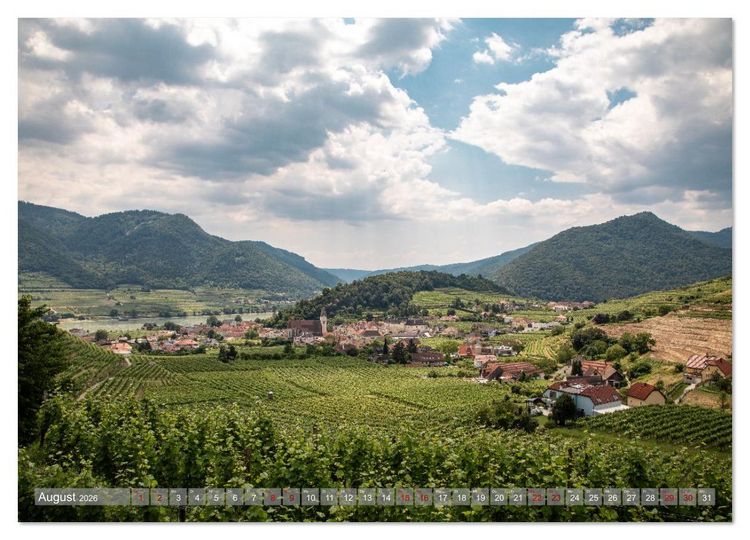 Produktbild: Zauberhafte Wachau (Wandkalender 2026 DIN A2 quer), CALVENDO Monatskalender