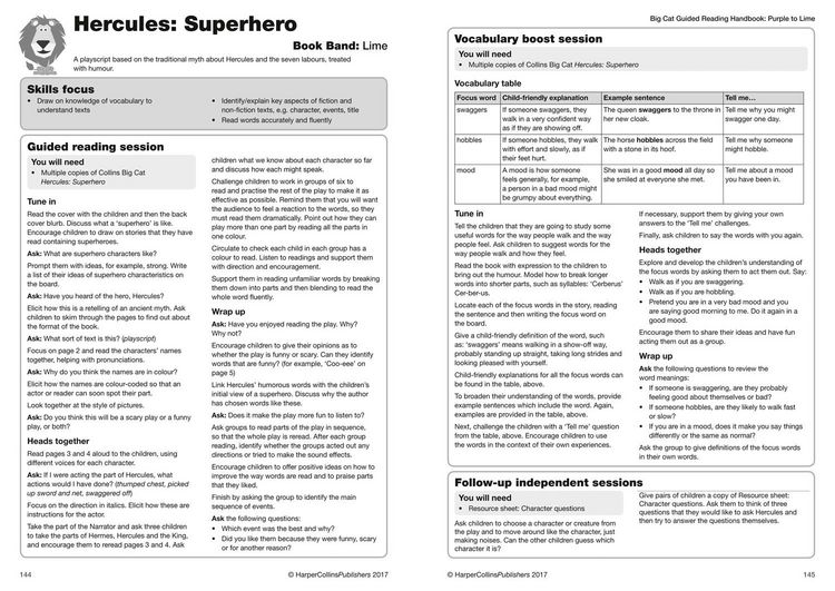 Produktbild: Collins Big Cat - Guided Reading Handbook Orange to Lime