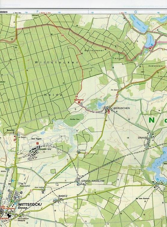 Produktbild: KOMPASS Wanderkarte 861 &Ouml;stliche Prignitz - Wittstocker Heide 1:50.000