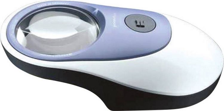 Produktbild: Eschenbach 158620 LED POWERLUX Handlupe mit LED-Beleuchtung Vergr&ouml;&szlig;erungsfaktor: 5 x Linsengr&ouml;&szlig;e: (&Oslash;) 58 mm