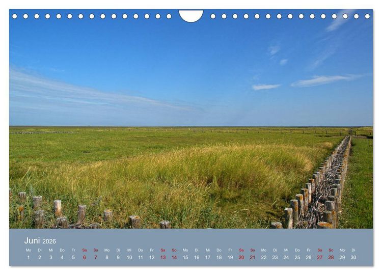 Produktbild: Westerhever (Wandkalender 2026 DIN A4 quer), CALVENDO Monatskalender