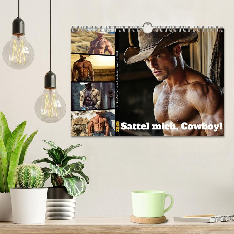 Produktbild: Sattel mich, Cowboy! (Wandkalender 2026 DIN A4 quer), CALVENDO Monatskalender