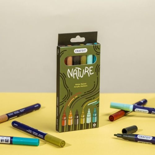 Produktbild: Crateit Nature Markers 1MM 6PCS