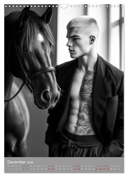 Produktbild: Riders of desire (Wall Calendar 2026 DIN A3 portrait), CALVENDO 12 Month Wall Calendar