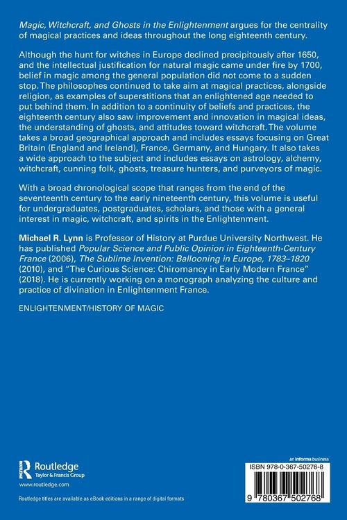 Produktbild: Magic, Witchcraft, and Ghosts in the Enlightenment