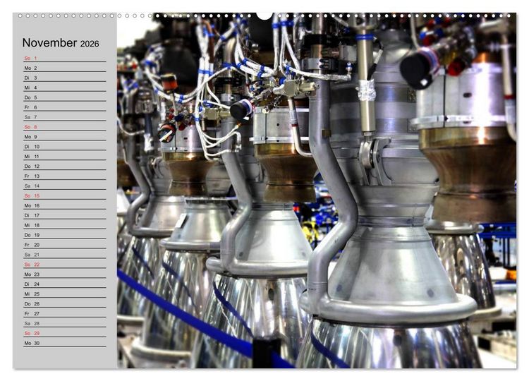 Produktbild: Space Shuttle. Impressionen aus der Raumfahrt (Wandkalender 2026 DIN A2 quer), CALVENDO Monatskalender
