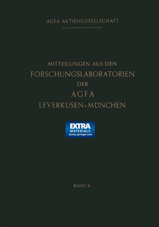 Produktbild: Mitteilungen aus den Forschungslaboratorien der Agfa Leverkusen-M&uuml;nchen