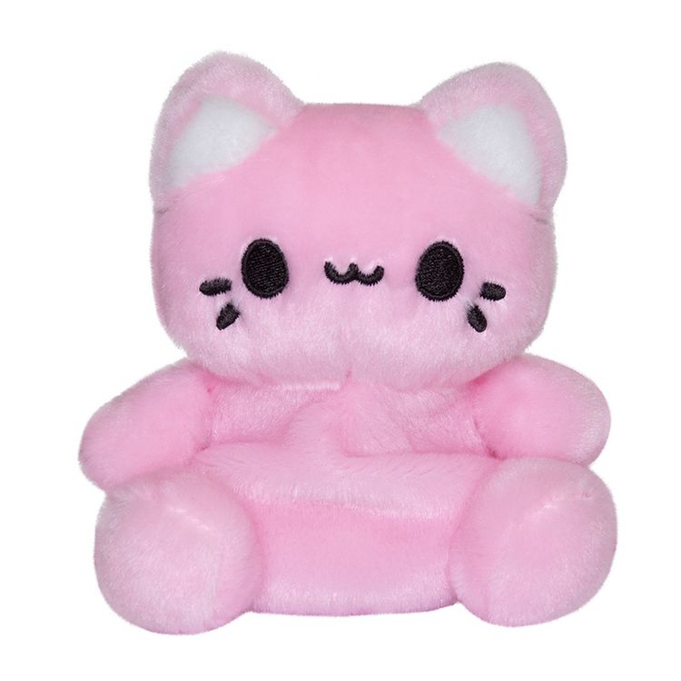 Produktbild: Aurora 44535 - Tasty Peach Strawberry Meowchi Palm Pals, rosa, Pl&uuml;schtier, ca.13 cm