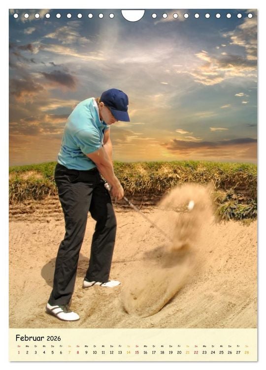 Produktbild: Golf Leidenschaft (Wandkalender 2026 DIN A4 hoch), CALVENDO Monatskalender
