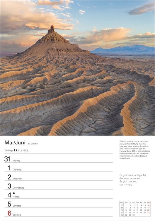 Produktbild: Wunder der Natur Wochenplaner 2027 - 53 faszinierende Fotografien