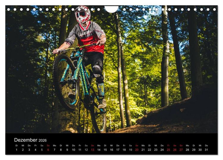 Produktbild: Mountainbike Action (Wandkalender 2026 DIN A4 quer), CALVENDO Monatskalender