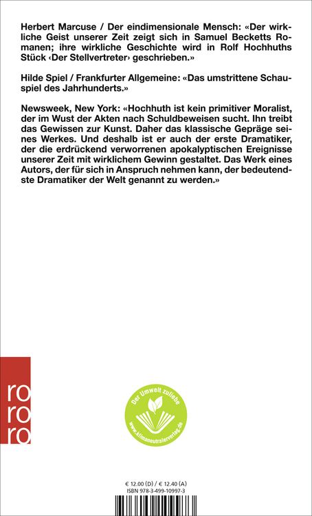 Produktbild: Der Stellvertreter