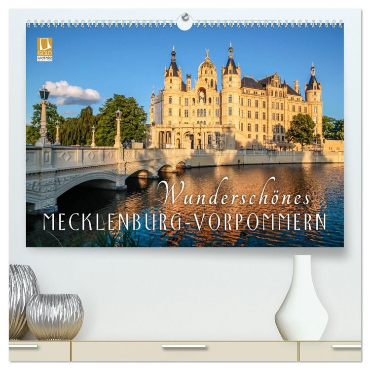 Produktbild: Wundersch&ouml;nes Mecklenburg-Vorpommern (hochwertiger Premium Wandkalender 2026 DIN A2 quer), Kunstdruck in Hochglanz