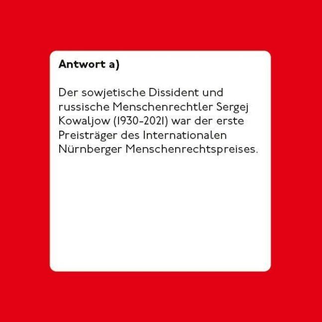 Produktbild: Das N&uuml;rnberg-Quiz (Neuausgabe)