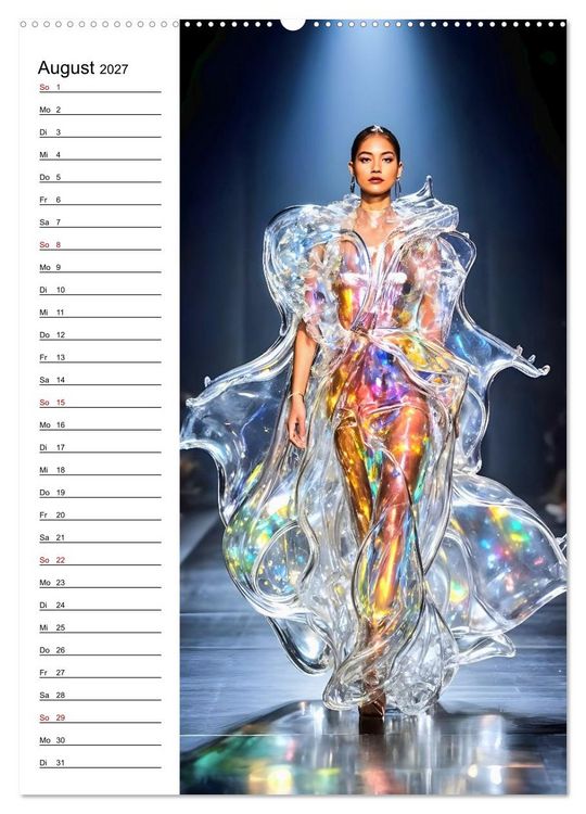 Produktbild: Impossible Couture - Futuristische Mode jenseits von Schwerkraft und Realit&auml;t (Wandkalender 2027 DIN A2 hoch), CALVENDO Monatskalender