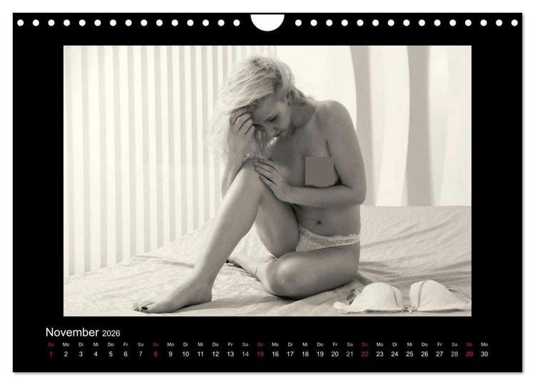 Produktbild: Sch&ouml;nheiten in schwarz-weiss (Wandkalender 2026 DIN A4 quer), CALVENDO Monatskalender