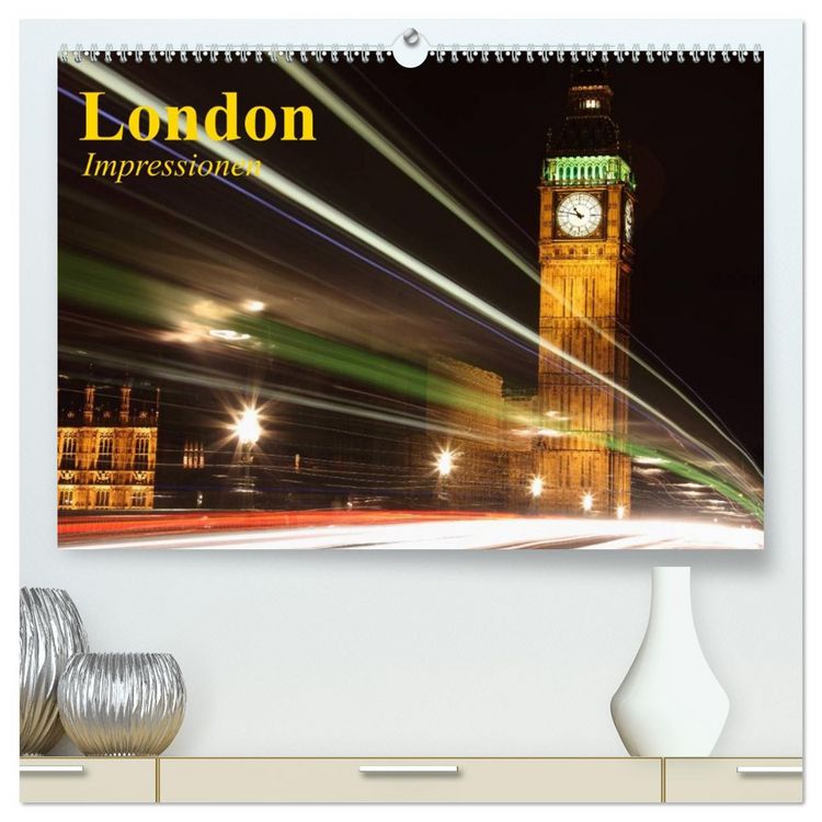 Produktbild: London &bull; Impressionen (hochwertiger Premium Wandkalender 2026 DIN A2 quer), Kunstdruck in Hochglanz