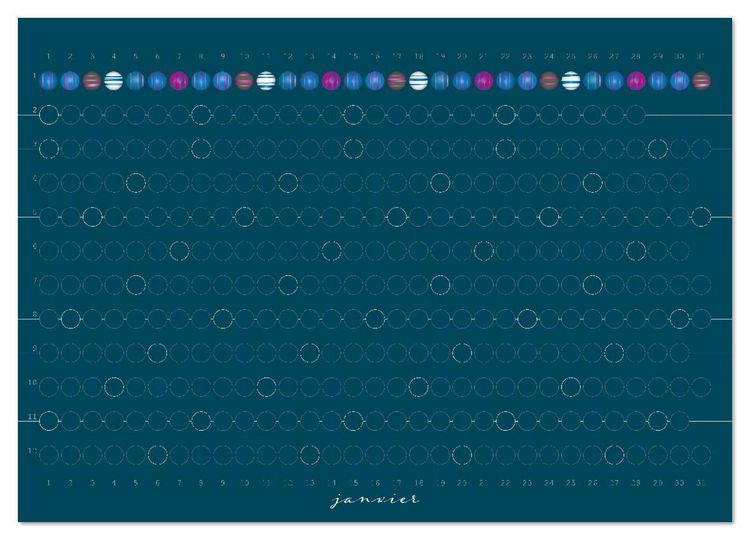 Produktbild: Une perle pour chaque jour (Calendrier mural 2026 DIN A3 vertical), CALVENDO calendrier mensuel