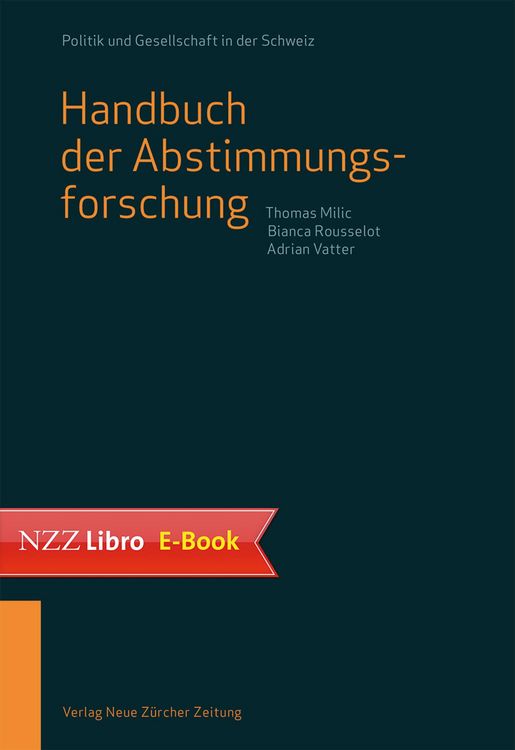 Produktbild: Handbuch der Abstimmungsforschung