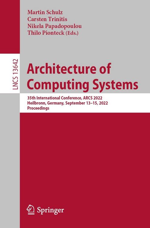 Produktbild: Architecture of Computing Systems