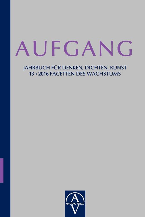 Produktbild: Aufgang. Jahrbuch f&uuml;r Denken, Dichten, Kunst