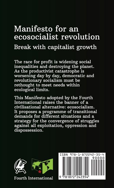Produktbild: Manifesto for an ecosocialist revolution - Break with capitalist growth