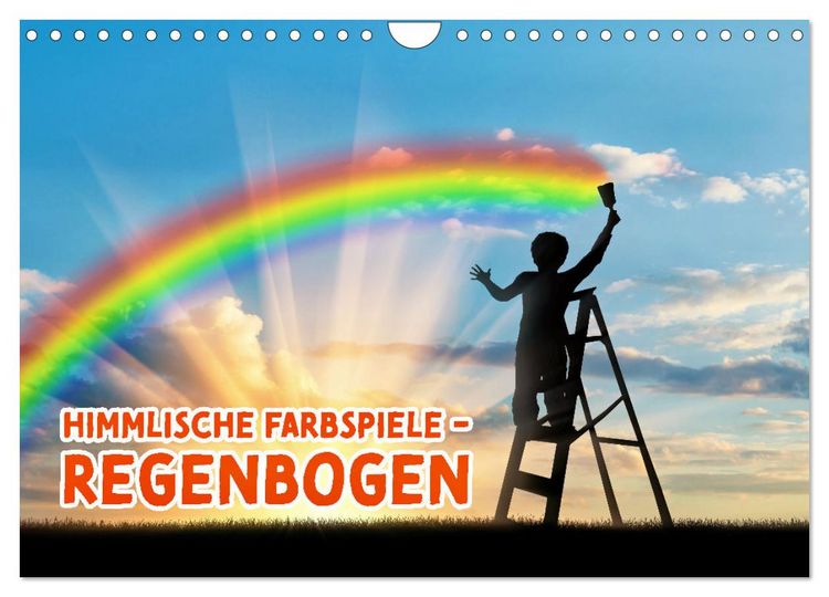 Produktbild: Himmlische Farbspiele - Regenbogen (Wandkalender 2026 DIN A4 quer), CALVENDO Monatskalender