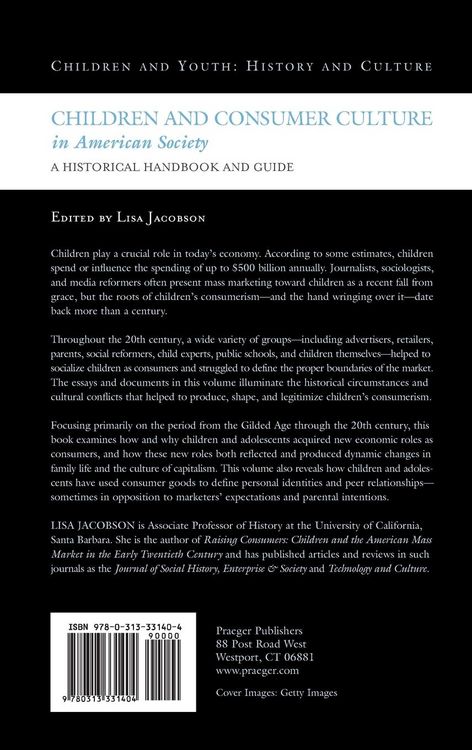 Produktbild: Children and Consumer Culture in American Society