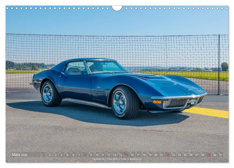 Produktbild: Corvette - Die US Ikone 2026 (Wandkalender 2026 DIN A3 quer), CALVENDO Monatskalender