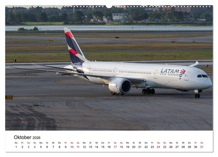Produktbild: Flieger von Boeing (hochwertiger Premium Wandkalender 2026 DIN A2 quer), Kunstdruck in Hochglanz