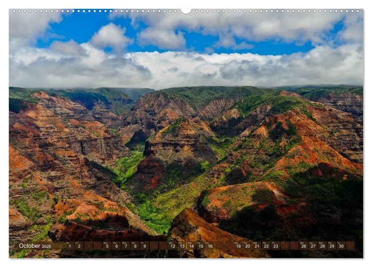 Produktbild: The Paradise of Hawaii (High Quality Premium Wall Calendar 2026 DIN A2 landscape),CALVENDO 12 Month Wall Calendar
