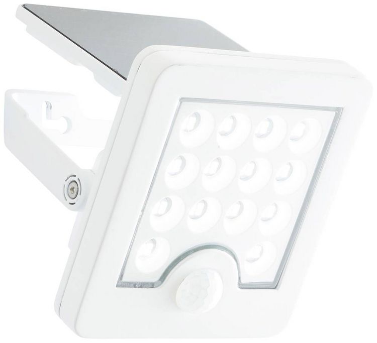 Produktbild: Brilliant Luton G40420/05 Solar-Au&szlig;enwandleuchte mit Bewegungsmelder LED 4W Wei&szlig;