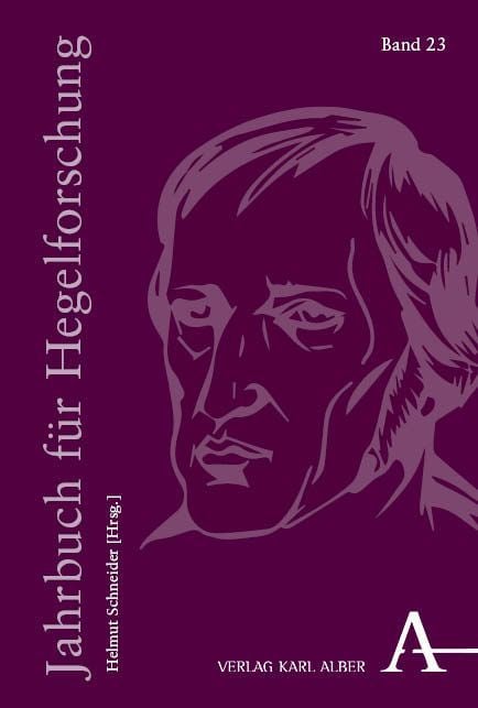 Produktbild: Jahrbuch f&uuml;r Hegelforschung