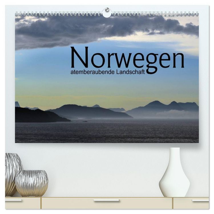 Produktbild: Norwegen atemberaubende Landschaft (hochwertiger Premium Wandkalender 2026 DIN A2 quer), Kunstdruck in Hochglanz