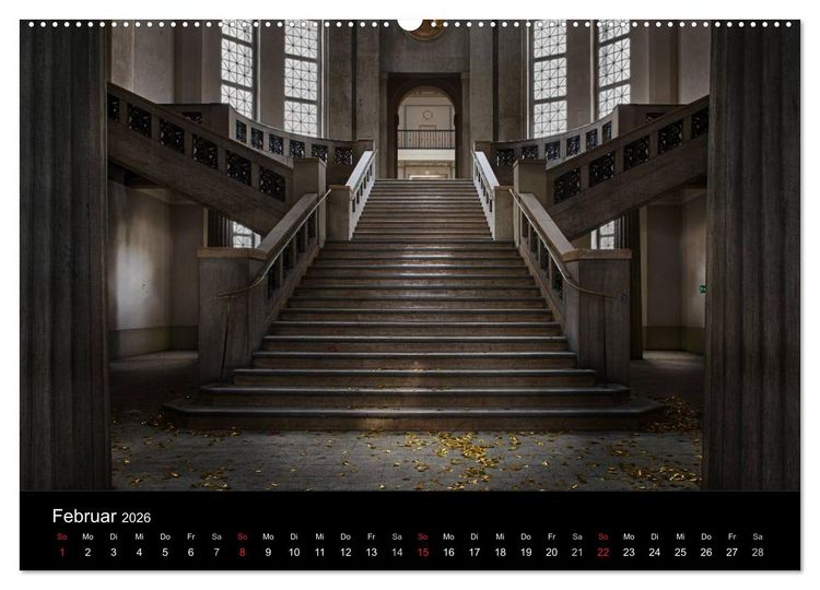 Produktbild: Geheimnisvolle Orte - Lost Places (Wandkalender 2026 DIN A2 quer), CALVENDO Monatskalender