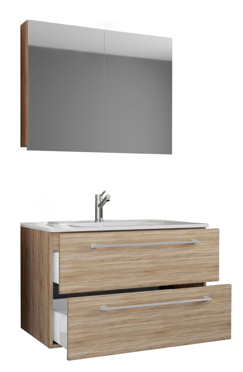 Produktbild: 3-tlg. Waschplatz Waschtisch Badinos Schublade SP
