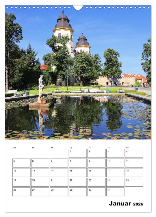 Produktbild: Schloss F&uuml;rstenstein in Polen - ein Reiseplaner (Wandkalender 2026 DIN A3 hoch), CALVENDO Monatskalender